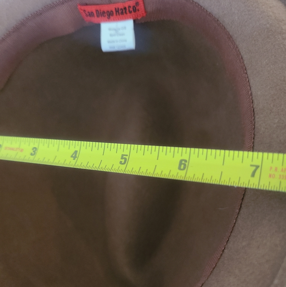 San Diego hat company-100% wool-Feather hat - Picture 8 of 9